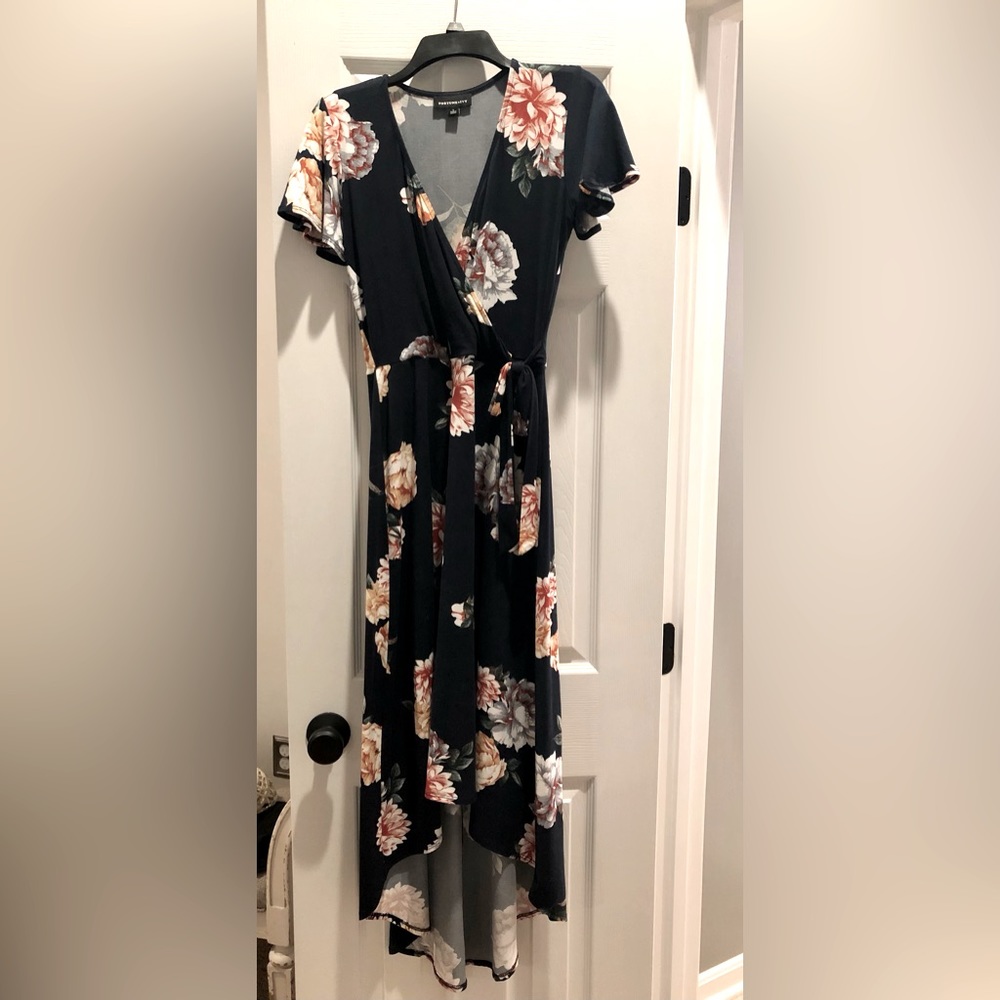 Fortune + Ivy midi wrap dress STITCH FIX